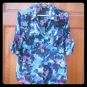 Ellen Tracy blouse half or long sleeve